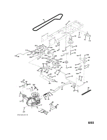 Ground Drive parts for Craftsman Front-Engine Lawn Tractor 917272862 from AppliancePartsPros.com