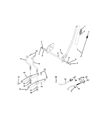 Lift Assembly parts for Craftsman Front-Engine Lawn Tractor 917272862 from AppliancePartsPros.com