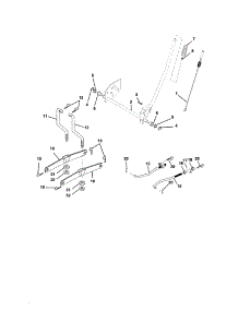 Lift Assembly parts for Craftsman Front-Engine Lawn Tractor 917272911 from AppliancePartsPros.com