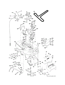 Mower Deck parts for Craftsman Front-Engine Lawn Tractor 917272911 from AppliancePartsPros.com