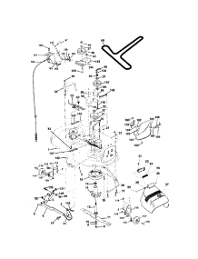 Mower Deck parts for Craftsman Front-Engine Lawn Tractor 917272912 from AppliancePartsPros.com