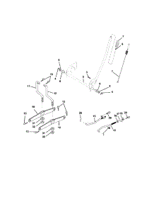 Lift Assembly parts for Craftsman Front-Engine Lawn Tractor 917272920 from AppliancePartsPros.com