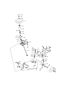 Steering Assembly parts for Craftsman Front-Engine Lawn Tractor 917272921 from AppliancePartsPros.com
