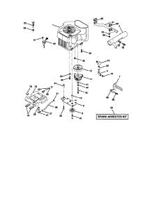 Engine parts for Craftsman Front-Engine Lawn Tractor 917272950 from AppliancePartsPros.com