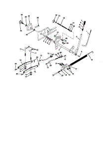 Lift Assembly parts for Craftsman Front-Engine Lawn Tractor 917272950 from AppliancePartsPros.com