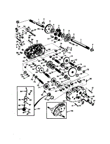 Transaxle parts for Craftsman Front-Engine Lawn Tractor 917272950 from AppliancePartsPros.com