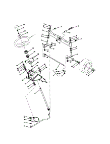 Steering Assembly parts for Craftsman Front-Engine Lawn Tractor 917272951 from AppliancePartsPros.com
