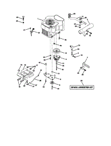 Engine parts for Craftsman Front-Engine Lawn Tractor 917272951 from AppliancePartsPros.com