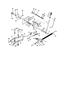 Lift Assembly parts for Craftsman Front-Engine Lawn Tractor 917272951 from AppliancePartsPros.com