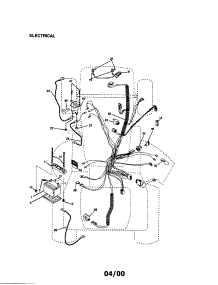 Electrical parts for Craftsman Front-Engine Lawn Tractor 917272952 from AppliancePartsPros.com