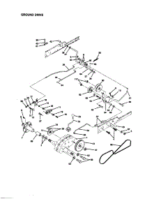 Ground Drive parts for Craftsman Front-Engine Lawn Tractor 917272952 from AppliancePartsPros.com