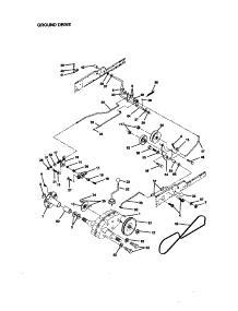 Ground Drive parts for Craftsman Front-Engine Lawn Tractor 917272953 from AppliancePartsPros.com