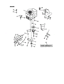 Engine parts for Craftsman Front-Engine Lawn Tractor 917272953 from AppliancePartsPros.com