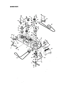 Mower Deck parts for Craftsman Front-Engine Lawn Tractor 917272953 from AppliancePartsPros.com