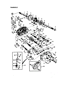 Transaxle parts for Craftsman Front-Engine Lawn Tractor 917272953 from AppliancePartsPros.com