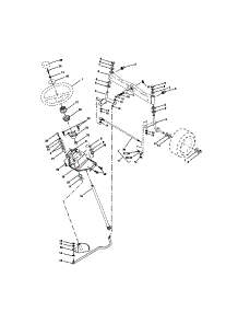 Steering Assembly parts for Craftsman Front-Engine Lawn Tractor 917272954 from AppliancePartsPros.com
