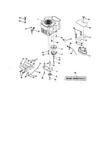 Engine parts for Craftsman Front-Engine Lawn Tractor 917272954 from AppliancePartsPros.com