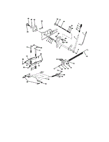 Lift Assembly parts for Craftsman Front-Engine Lawn Tractor 917272954 from AppliancePartsPros.com