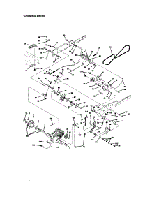 Ground Drive parts for Craftsman Front-Engine Lawn Tractor 917272960 from AppliancePartsPros.com