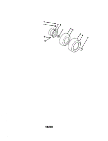 Wheels And Tires parts for Craftsman Front-Engine Lawn Tractor 917272960 from AppliancePartsPros.com