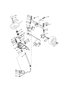 Steering parts for Craftsman Front-Engine Lawn Tractor 917272961 from AppliancePartsPros.com