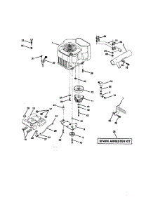 Engine parts for Craftsman Front-Engine Lawn Tractor 917272961 from AppliancePartsPros.com