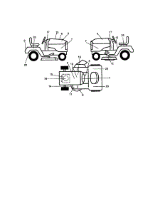 Decals parts for Craftsman Front-Engine Lawn Tractor 917272962 from AppliancePartsPros.com