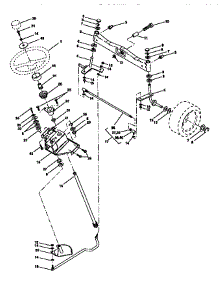 Steering Assembly parts for Craftsman Front-Engine Lawn Tractor 917273010 from AppliancePartsPros.com