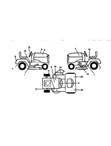 Decals parts for Craftsman Front-Engine Lawn Tractor 917273010 from AppliancePartsPros.com