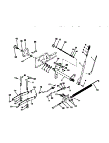 Lift Assembly parts for Craftsman Front-Engine Lawn Tractor 917273010 from AppliancePartsPros.com
