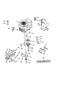Engine parts for Craftsman Front-Engine Lawn Tractor 917273011 from AppliancePartsPros.com