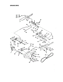 Ground Drive parts for Craftsman Front-Engine Lawn Tractor 917273012 from AppliancePartsPros.com