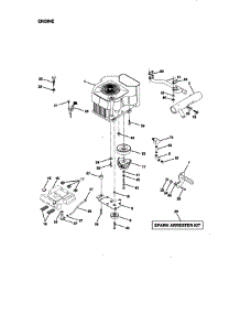 Engine parts for Craftsman Front-Engine Lawn Tractor 917273012 from AppliancePartsPros.com