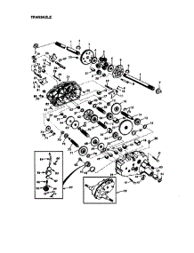 Transaxle parts for Craftsman Front-Engine Lawn Tractor 917273012 from AppliancePartsPros.com