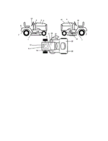 Decals parts for Craftsman Front-Engine Lawn Tractor 917273013 from AppliancePartsPros.com