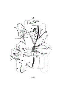 Electrical parts for Craftsman Front-Engine Lawn Tractor 917273014 from AppliancePartsPros.com
