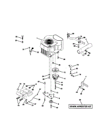 Engine parts for Craftsman Front-Engine Lawn Tractor 917273014 from AppliancePartsPros.com