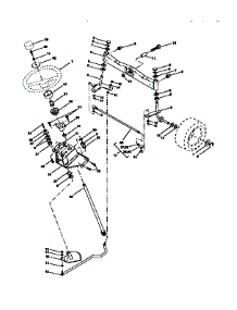 Steering Assembly parts for Craftsman Front-Engine Lawn Tractor 917273020 from AppliancePartsPros.com