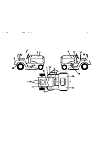 Decals parts for Craftsman Front-Engine Lawn Tractor 917273020 from AppliancePartsPros.com