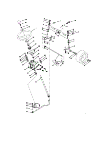 Steering Assembly parts for Craftsman Front-Engine Lawn Tractor 917273022 from AppliancePartsPros.com