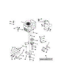 Engine parts for Craftsman Front-Engine Lawn Tractor 917273022 from AppliancePartsPros.com