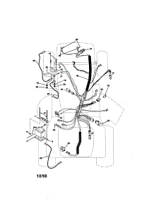 Electrical parts for Craftsman Front-Engine Lawn Tractor 917273030 from AppliancePartsPros.com