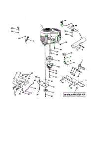 Engine parts for Craftsman Front-Engine Lawn Tractor 917273030 from AppliancePartsPros.com