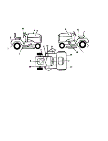 Decals parts for Craftsman Front-Engine Lawn Tractor 917273030 from AppliancePartsPros.com