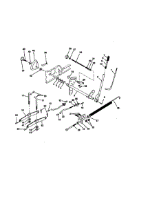 Lift Assembly parts for Craftsman Front-Engine Lawn Tractor 917273030 from AppliancePartsPros.com