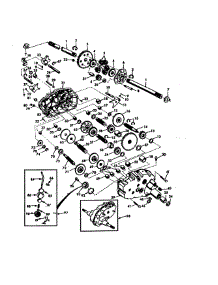 Transaxle parts for Craftsman Front-Engine Lawn Tractor 917273030 from AppliancePartsPros.com