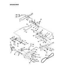 Ground Drive parts for Craftsman Front-Engine Lawn Tractor 917273031 from AppliancePartsPros.com