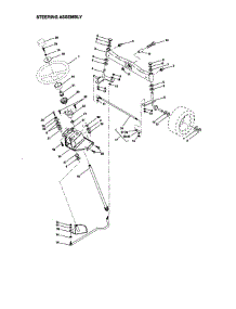 Steering Assembly parts for Craftsman Front-Engine Lawn Tractor 917273031 from AppliancePartsPros.com