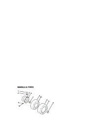 Wheels And Tires parts for Craftsman Front-Engine Lawn Tractor 917273031 from AppliancePartsPros.com