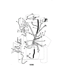 Electrical parts for Craftsman Front-Engine Lawn Tractor 917273040 from AppliancePartsPros.com